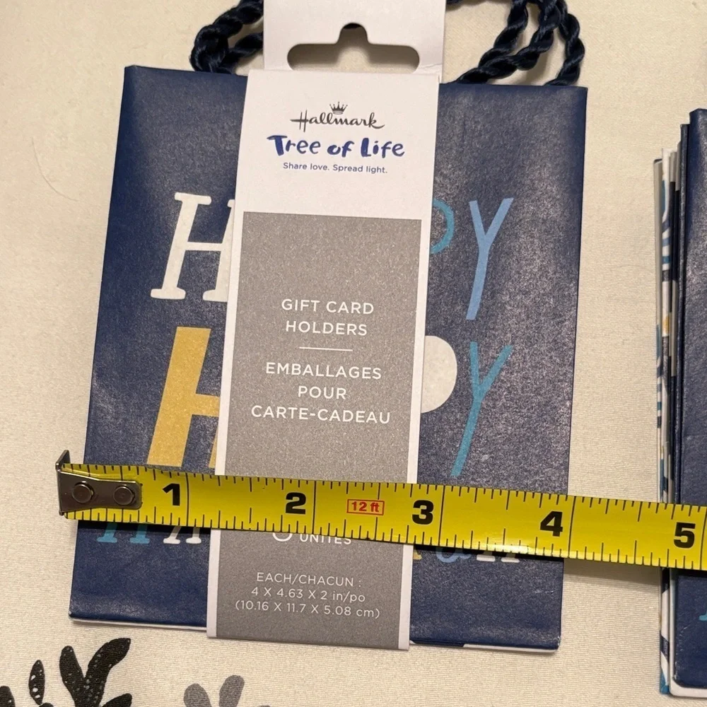 Hallmark Tree of Life Hanukkah Bulk Gift Bags Bundle (Pack of 10)